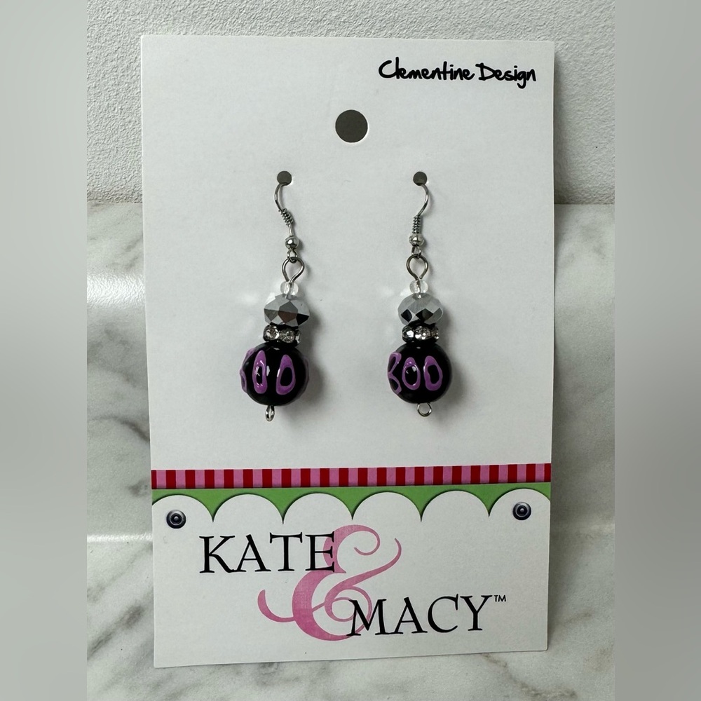 Kate & Macy Halloween Drop Earrings NWT